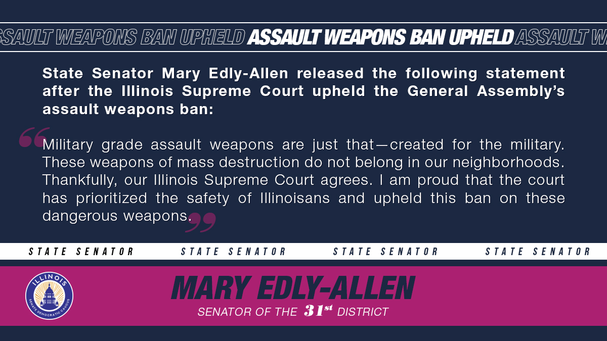 Edly Allen Assault Weapons Ban NavyMagenta